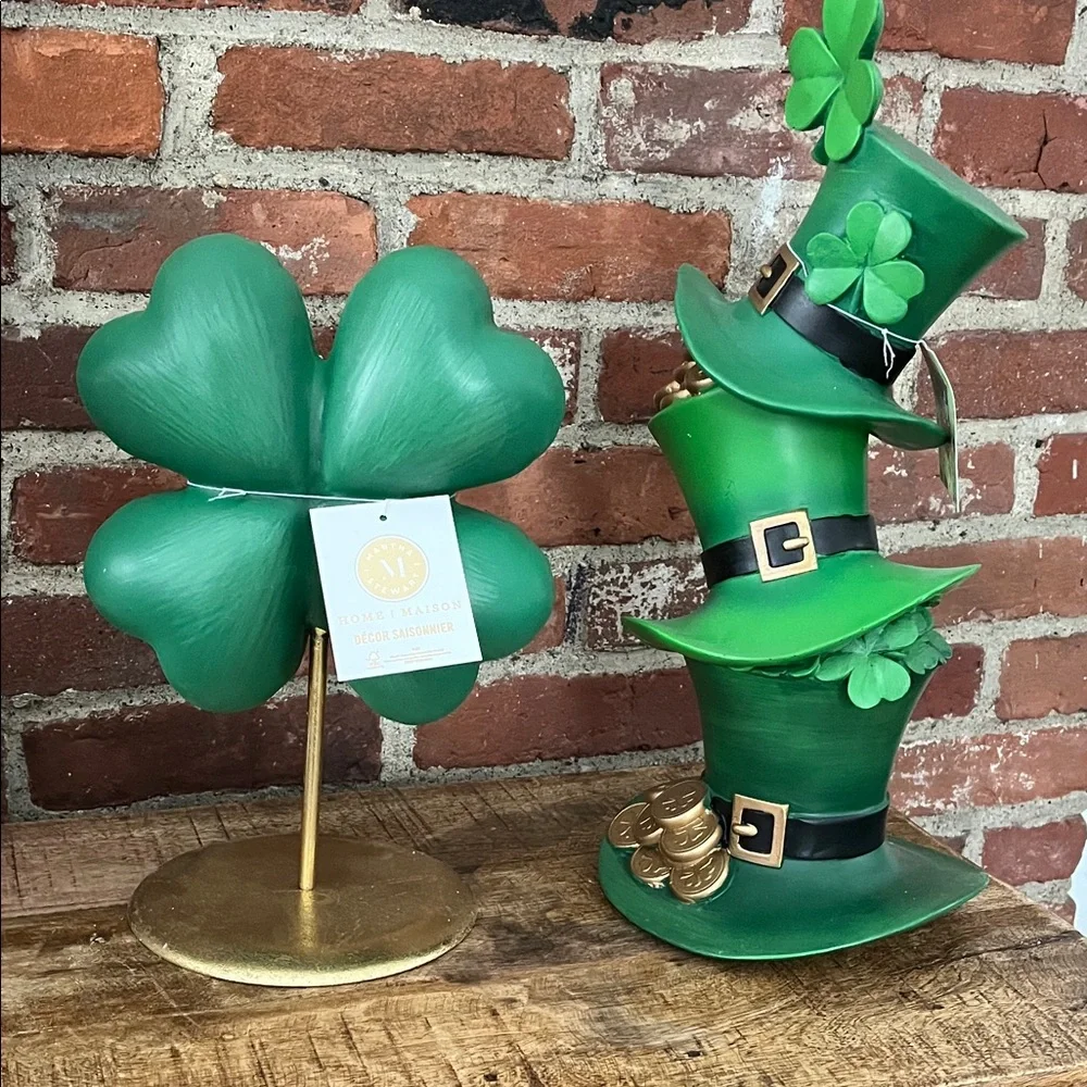 Martha Stewart Green Shamrock and Hat Party Decor
